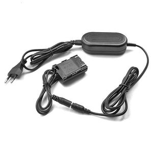 External Power Supply Adapter for Canon EOS 5D Mark II III 5D2 5D3 6D 7D 60D DSLR Cameras