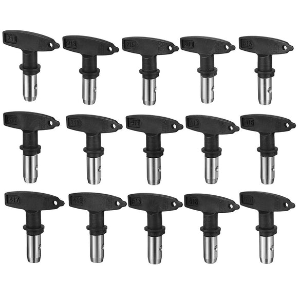 15 Type Airless Spraying Gun Tips for Paint Sprayer Nozzle 45x50mm