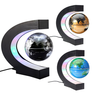 Floating Magnetic Levitation Rotating Globe World Map Ball Kids Birthday Decorations