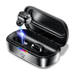 Baseus W01 TWS Wireless bluetooth 5.0 Earphone HiFi 6D Stereo DSP Noise Cancelling Bilateral Call Headphone with 2000mAh Charging Box