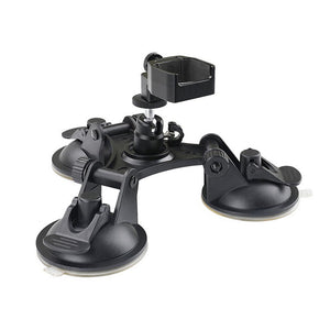 Rcgeek 360 Adjustable Triple Mount Suction Cup Car Mount 1/4 Bracket Holder Stand for DJI OSMO Pocket Handheld Gimbal