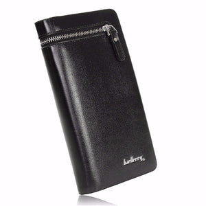 Baellerry Men Multi-function PU Leather Wallet Case Phone Bag Bifold Card Holder Handbag