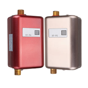 220V 3.8KW LCD Electric Tankless Instant Hot Water Heater for Bathroom Kitchen Sink Faucet