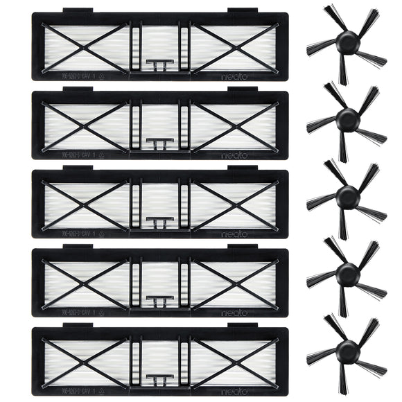 HEPA Filter Side Brushes Cleaner Accessories For Neato Botvac D Series Robot Vacuum Parts