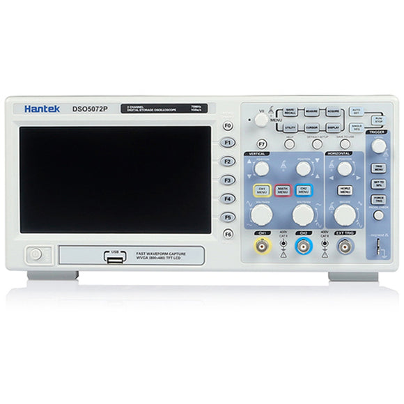 Hantek DSO5072P Digital Storage Oscilloscope 70MHz 2Channels 1GSa/s 7inch TFT LCD