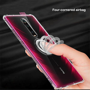 Bakeey Transparent With Ring Holder Soft TPU Protective Case For Xiaomi Mi9T /Xiaomi Mi 9T Pro / Xiaomi Redmi K20 / Redmi K20 PRO