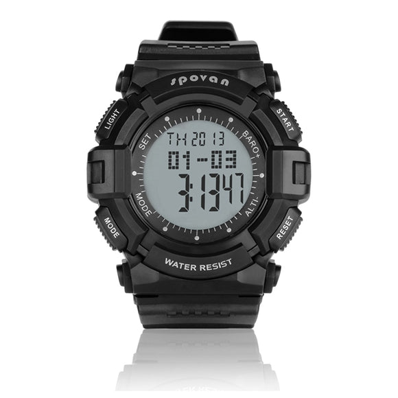 Spovan Multifunctional Sport Hiking Watches Altimeter Sports Watch