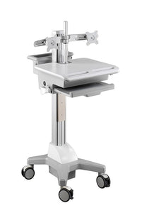 Aavara CND01 mobile/medical workstation cart ( Dual display )