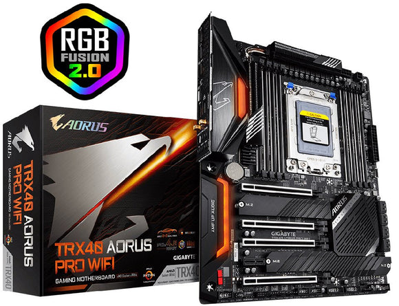 Gigabyte TRX40 Aorus Pro + Wifi : AMD sTRX4 ( Threaderipper 3 series only ) mb