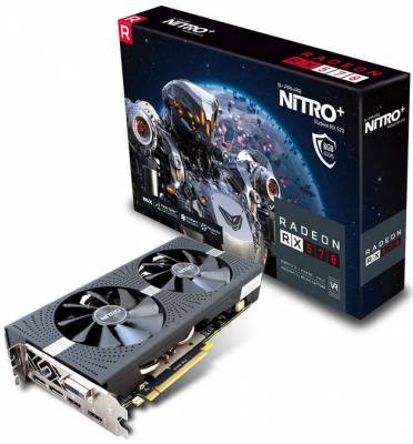 Sapphire rX-570 - Nitro+ edition - 8Gb Oc edition with nitro glow RGB LED + aluminum backplate