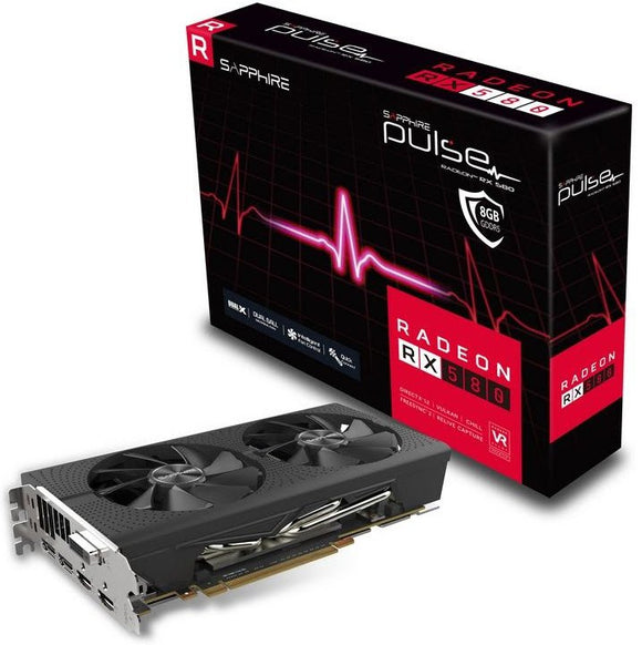 Sapphire rX-580 - Pulse edition - 8Gb Oc edition with aluminum backplate