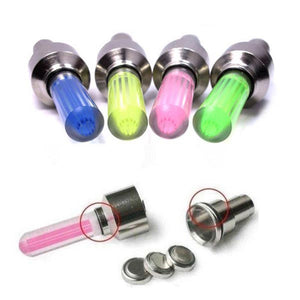 10x Bike Bicycle LED Wheel Lights Valve Lamp Valve Core Light