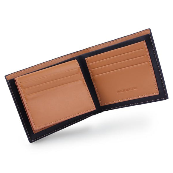 Mens PU Leather Casual Plaid Short Card Wallet