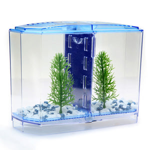 BBT3 Twin Betta Bow Front Tank Aquarium Kit