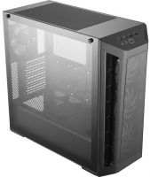 Corsair CC-9011183-WW carbide series 110R Tempered Glass , dedicated chamber for psu + hdd bay , No psu ( bottom placed psu design ) , all black