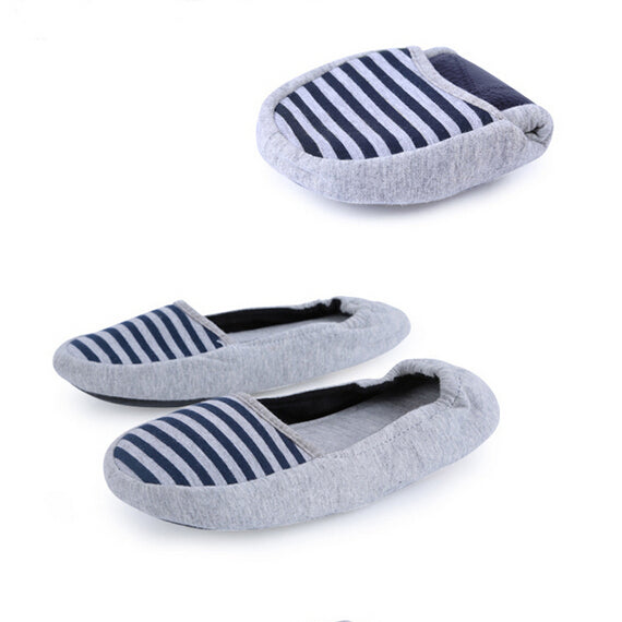 Pregnant Women Mother Fashional Breathable Navy Stripe Women Casual Flat Shoes